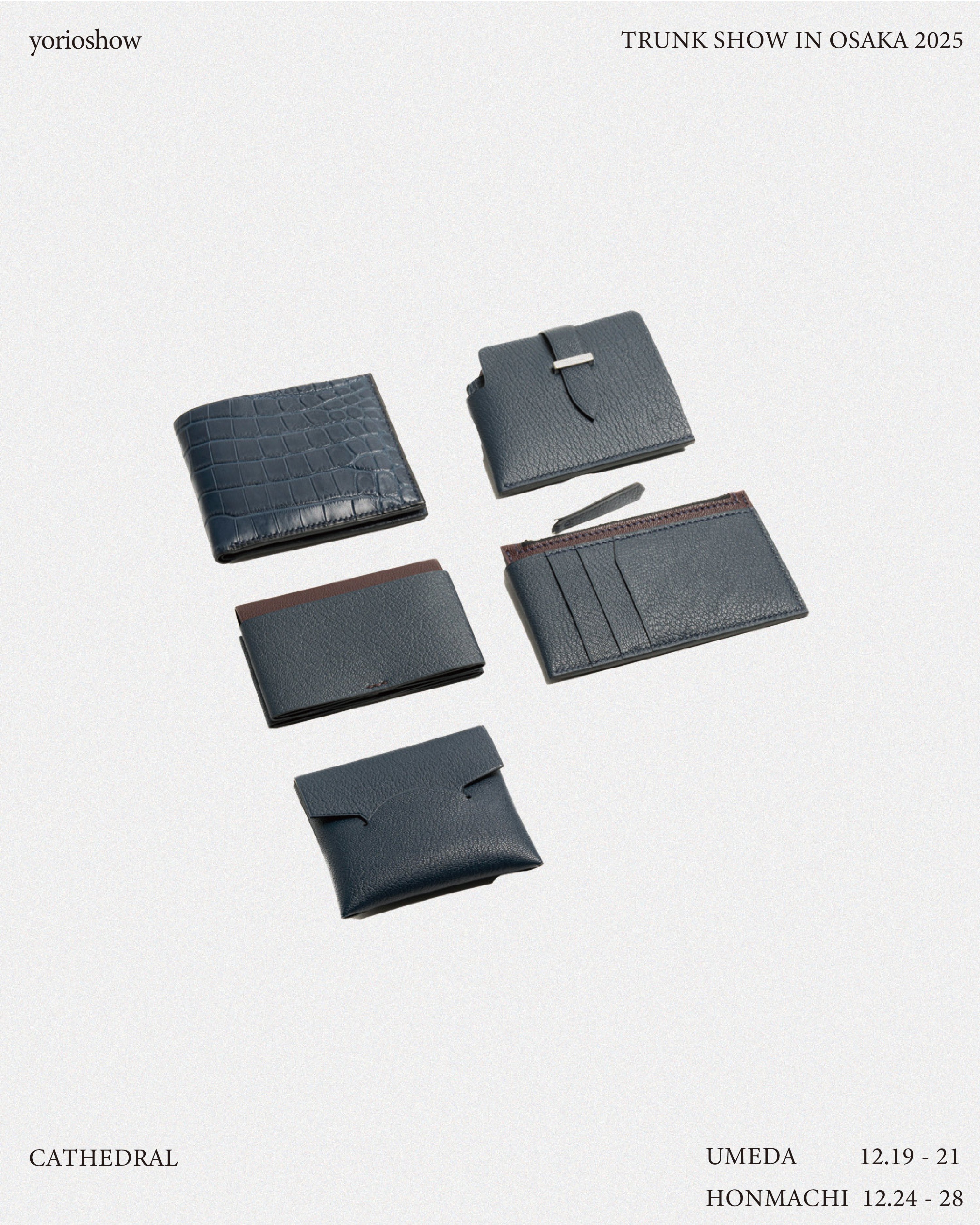 TRUNK SHOW IN OSAKA 2025