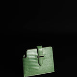 Compact wallet【Carat-H】in lizard skin