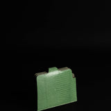 Compact wallet【Carat-H】in lizard skin
