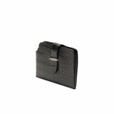 Pre-order Compact wallet Carat-H/J【GRIFFA BKPV_Pt900】in Crocodile skin