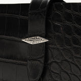 Pre-order Compact wallet Carat-H/J【GRIFFA BKPV_Pt900】in Crocodile skin