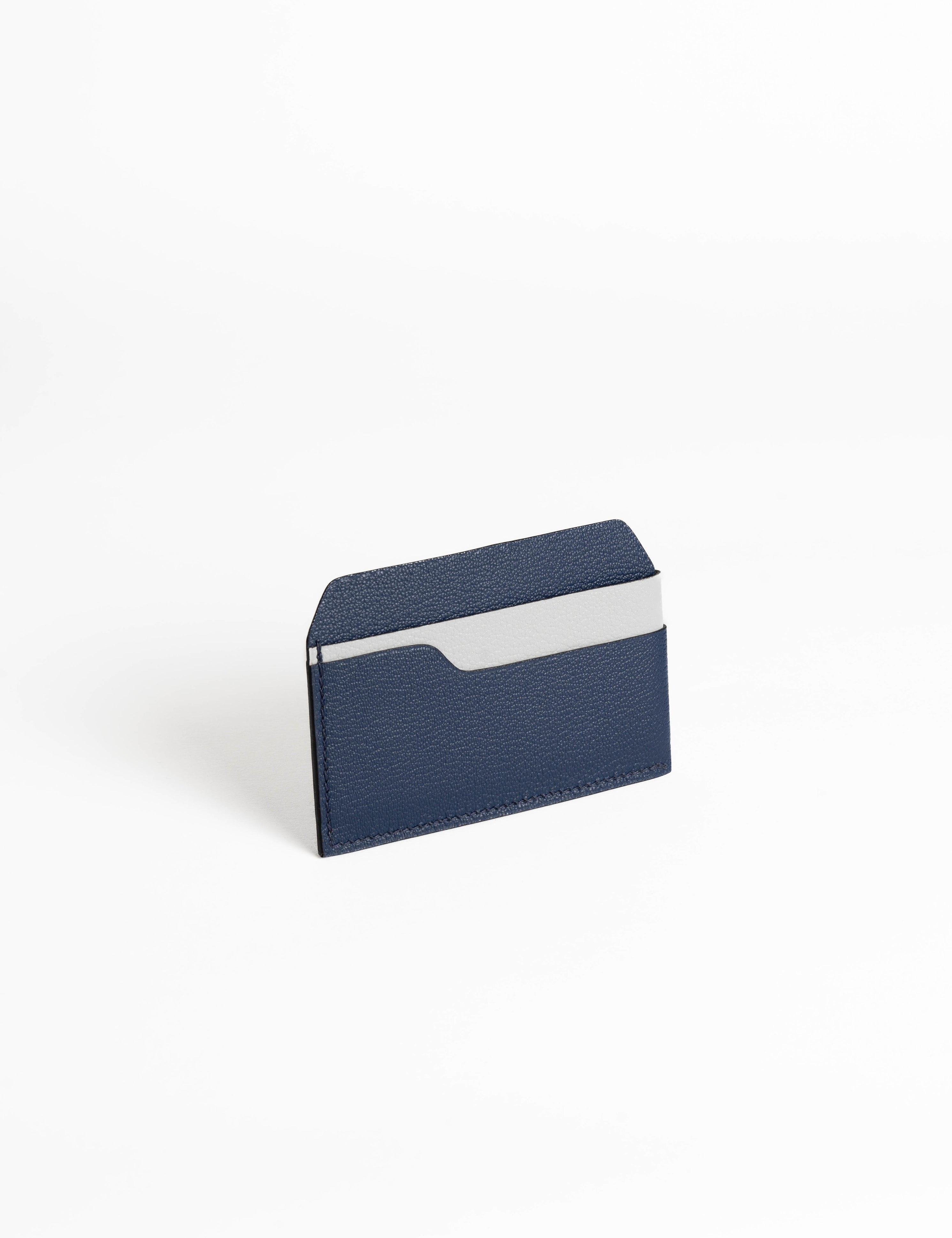 カードケース　オシャレ　ミニマム　ブルー　マリン　card case blue marine  minimal designer 
