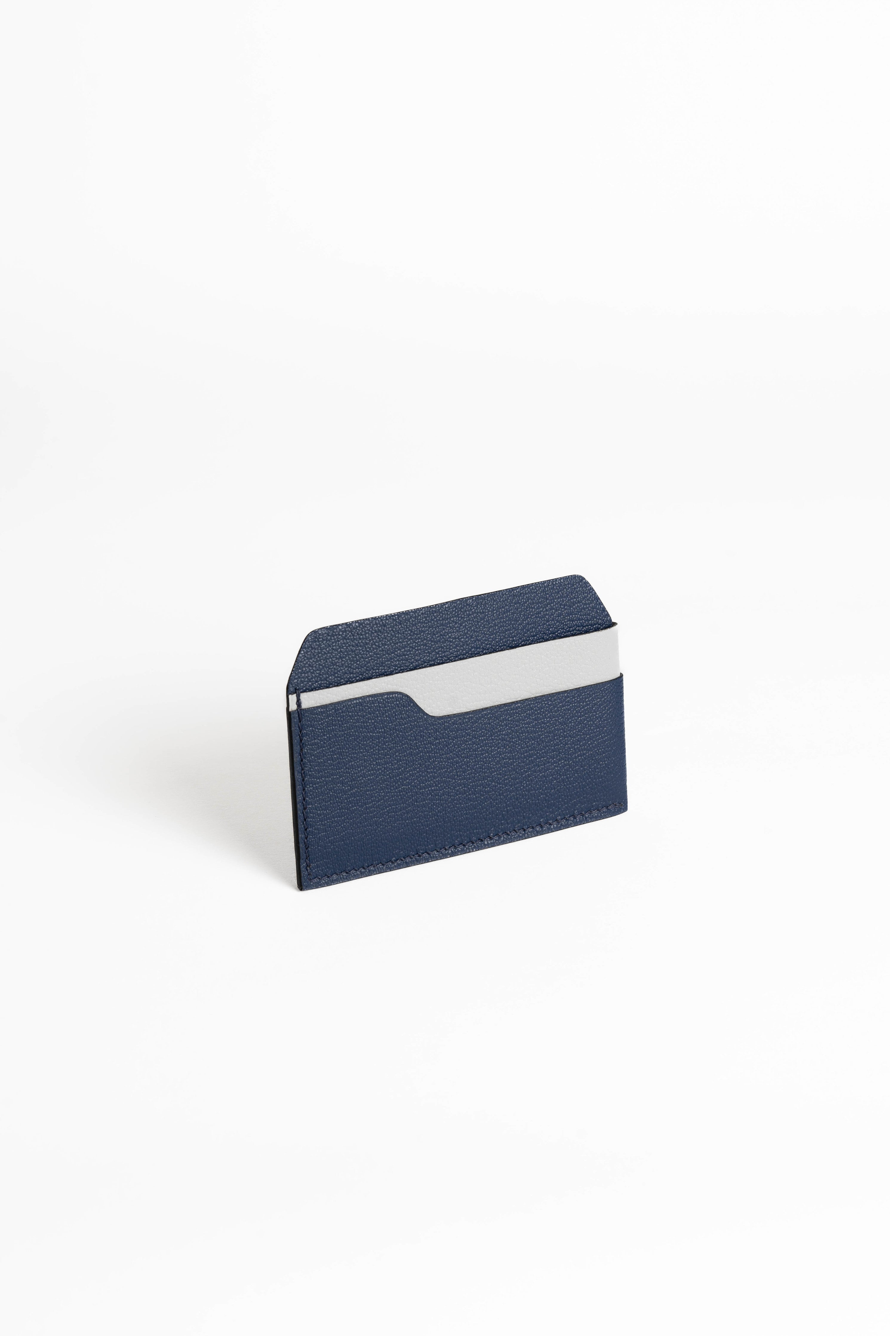 カードケース　オシャレ　ミニマム　ブルー　マリン　card case blue marine  minimal designer 