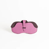 眼鏡ケース　眼鏡　アイウェア　おしゃれ　ファッション　デザイナーズ　ロスピンク　ミニマム　レザー　sunglasses case eyewear fashion leather minimal rose pink