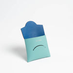 コインケース　オシャレ　ミニマム　ブルー　マリン　coin case blue marine  minimal designer 