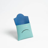 コインケース　オシャレ　ミニマム　ブルー　マリン　coin case blue marine  minimal designer 