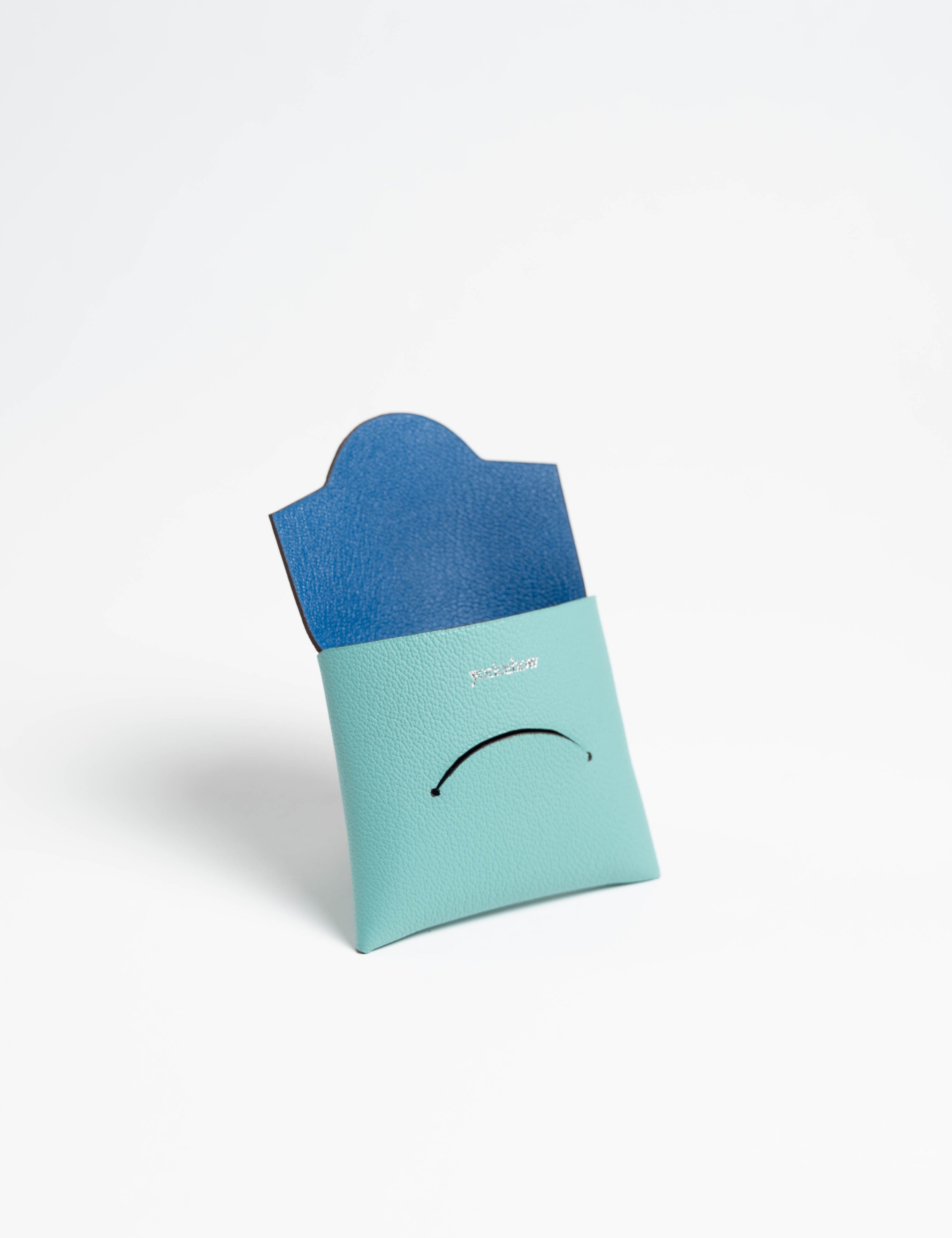 コインケース　オシャレ　ミニマム　ブルー　マリン　coin case blue marine  minimal designer 