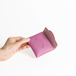 コインケース　オシャレ　ミニマム　ピンク　ロゼ　coin case pink rose pink minimal designer 