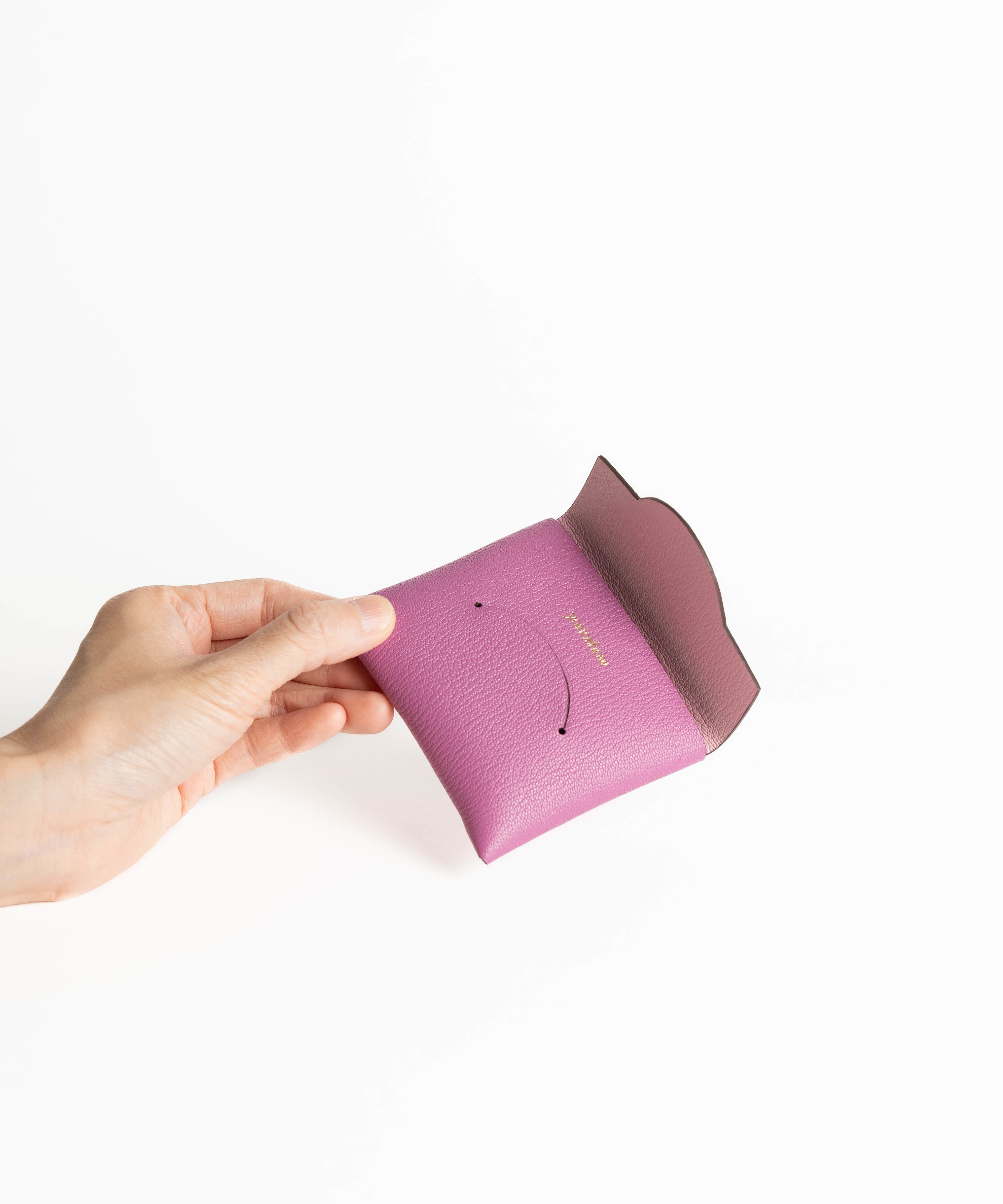 コインケース　オシャレ　ミニマム　ピンク　ロゼ　coin case pink rose pink minimal designer 