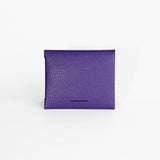 compact wallet minimal fashion designers purple コンパクトウォレット　財布　ミニマム　デザイナーズ　オシャレ　パープル　ファッション　おすすめ　見たことない goatskin 山羊革　フランス　
