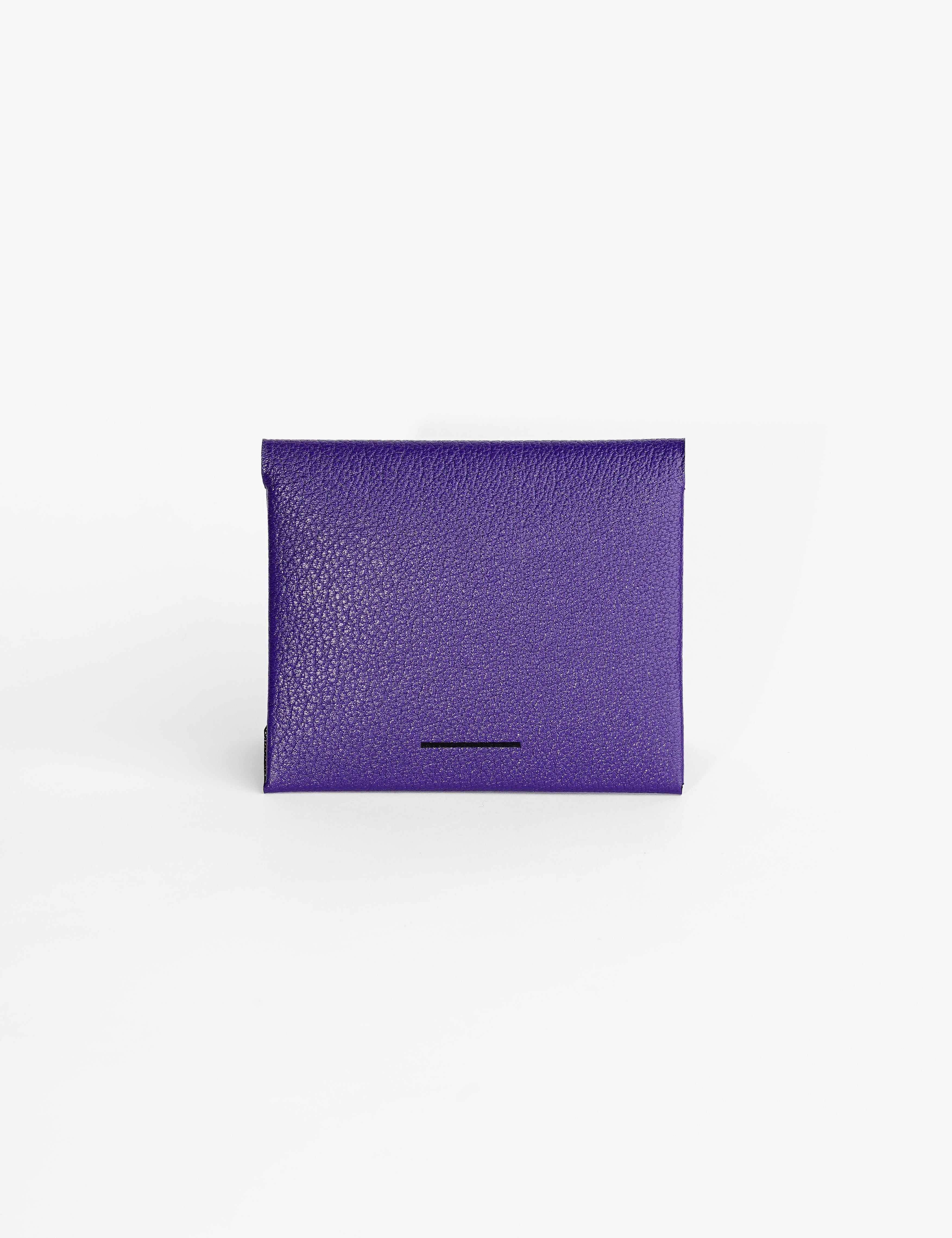 compact wallet minimal fashion designers purple コンパクトウォレット　財布　ミニマム　デザイナーズ　オシャレ　パープル　ファッション　おすすめ　見たことない goatskin 山羊革　フランス　