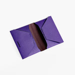 compact wallet minimal fashion designers purple コンパクトウォレット　財布　ミニマム　デザイナーズ　オシャレ　パープル　ファッション　おすすめ　見たことない goatskin 山羊革　フランス　