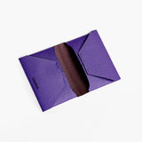 compact wallet minimal fashion designers purple コンパクトウォレット　財布　ミニマム　デザイナーズ　オシャレ　パープル　ファッション　おすすめ　見たことない goatskin 山羊革　フランス　